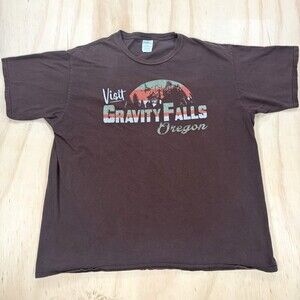 Disney Visit Gravity Falls Oregon Mystery Shack Dipper Mabel T-shirt Mens XL